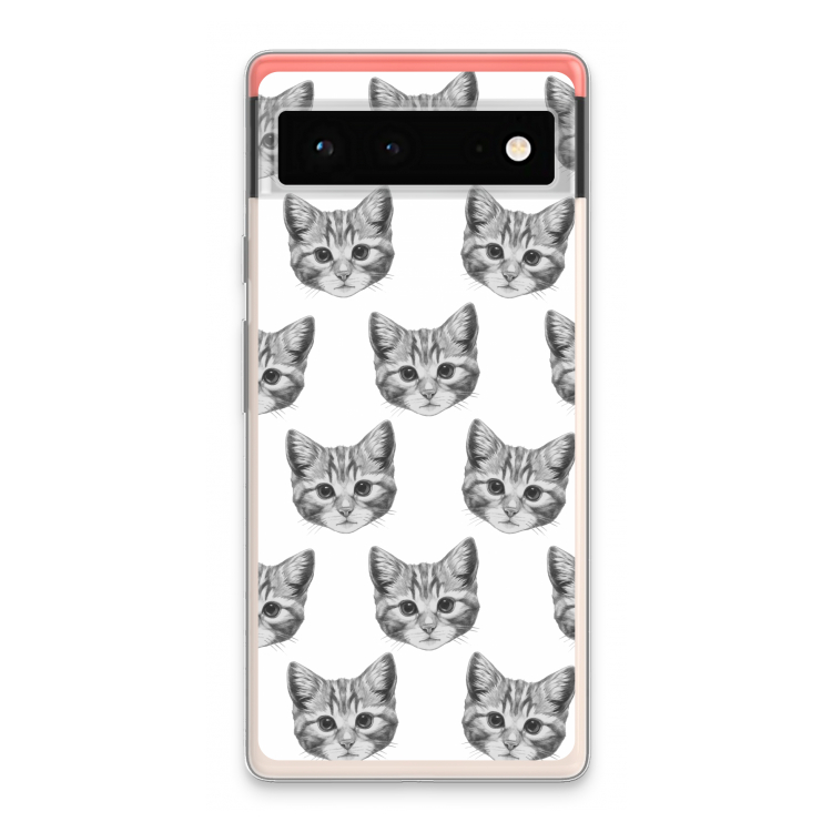 Kitten: Google Pixel 6 Transparant Hoesje