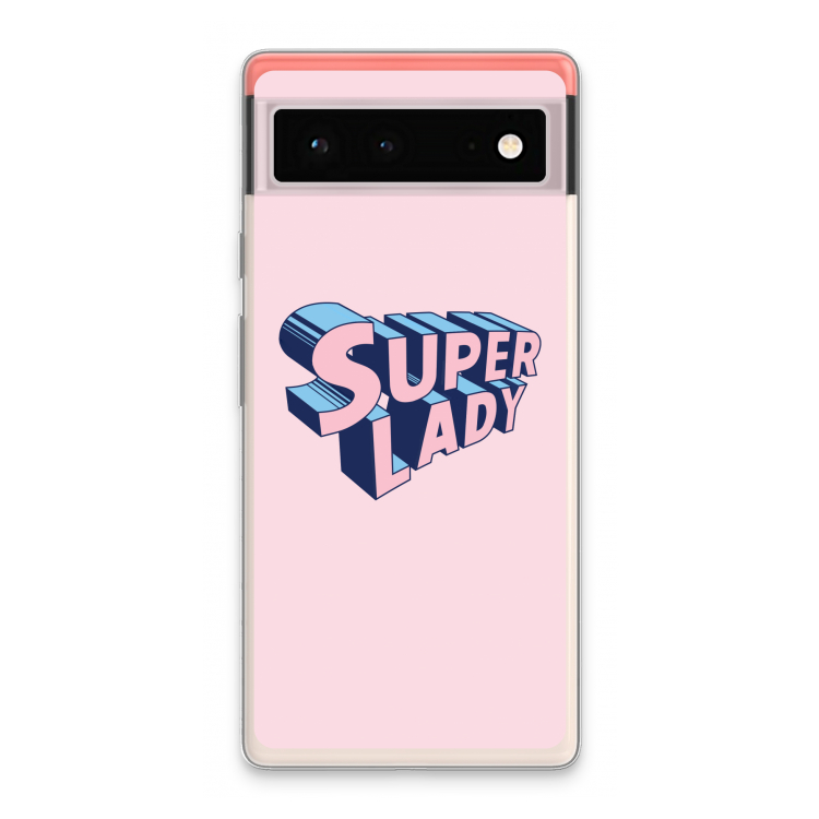 Superlady: Google Pixel 6 Transparant Hoesje