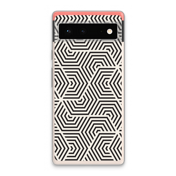 Magic pattern: Google Pixel 6 Transparant Hoesje