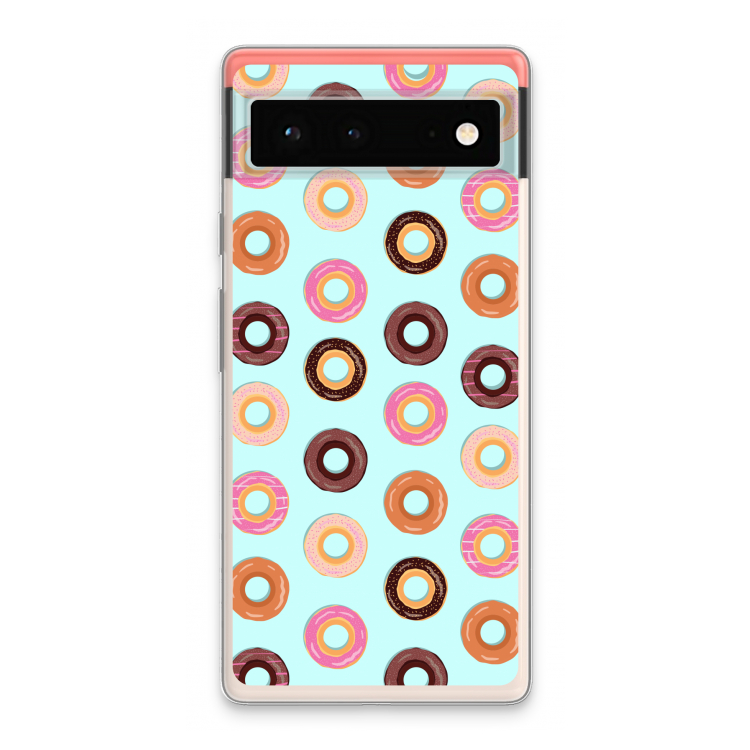 Donuts: Google Pixel 6 Transparant Hoesje