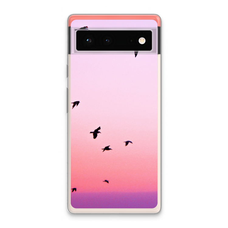 Fly away: Google Pixel 6 Transparant Hoesje