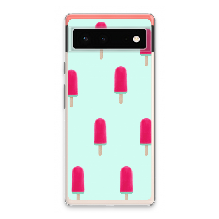 Waterijsje: Google Pixel 6 Transparant Hoesje