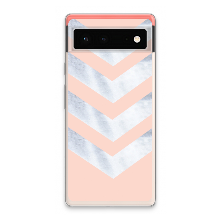 Marmeren pijlen: Google Pixel 6 Transparant Hoesje