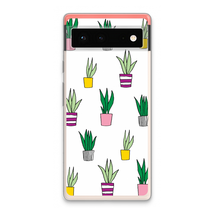 Sanseveria: Google Pixel 6 Transparant Hoesje