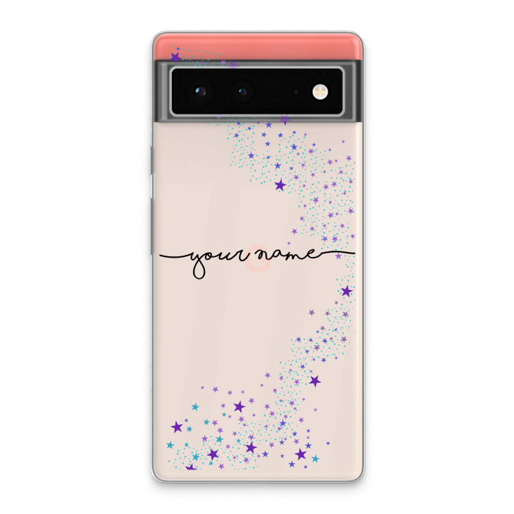 Sterren: Google Pixel 6 Transparant Hoesje