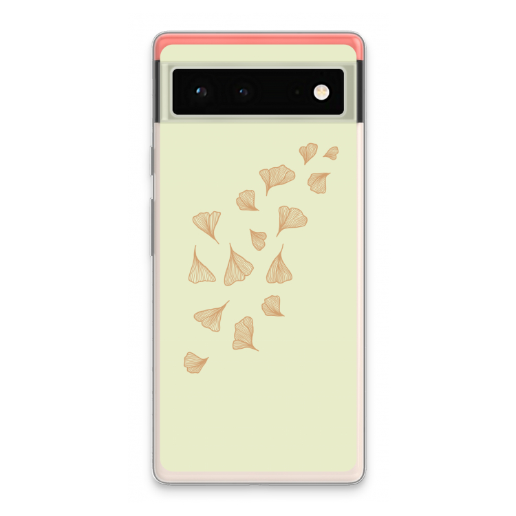 Falling Leaves: Google Pixel 6 Transparant Hoesje