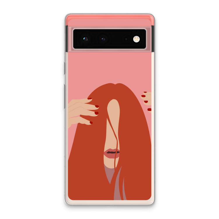Woke up like this: Google Pixel 6 Transparant Hoesje
