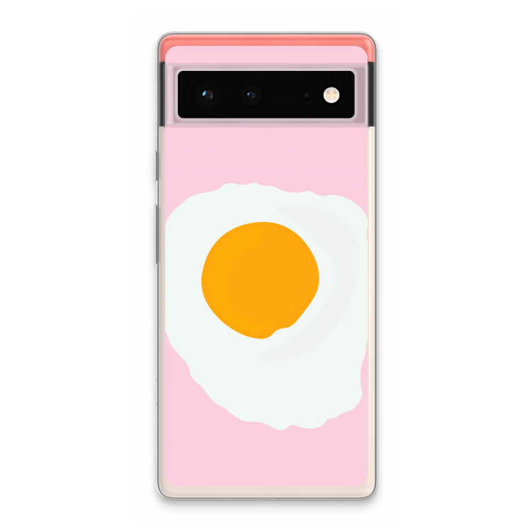 Sunny side up: Google Pixel 6 Transparant Hoesje