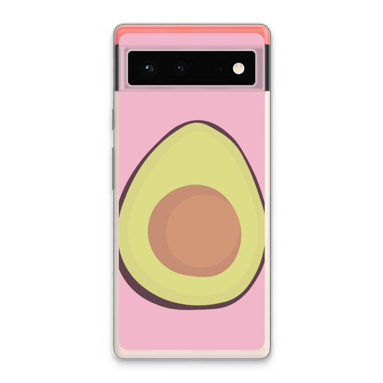 Avocado: Google Pixel 6 Transparant Hoesje