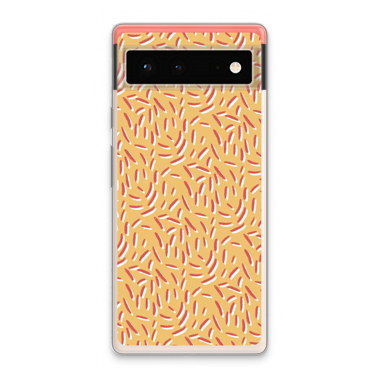 Camouflage: Google Pixel 6 Transparant Hoesje