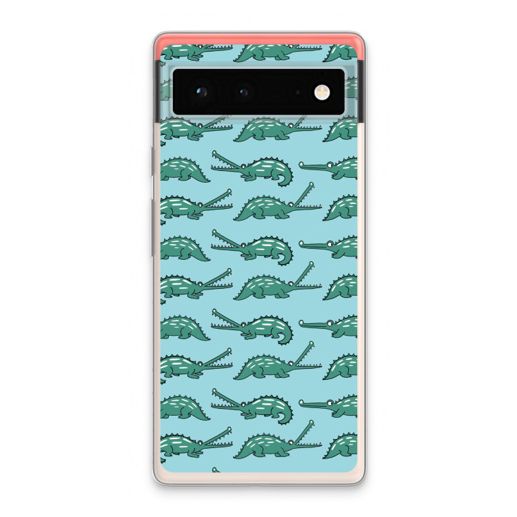 Kroko: Google Pixel 6 Transparant Hoesje