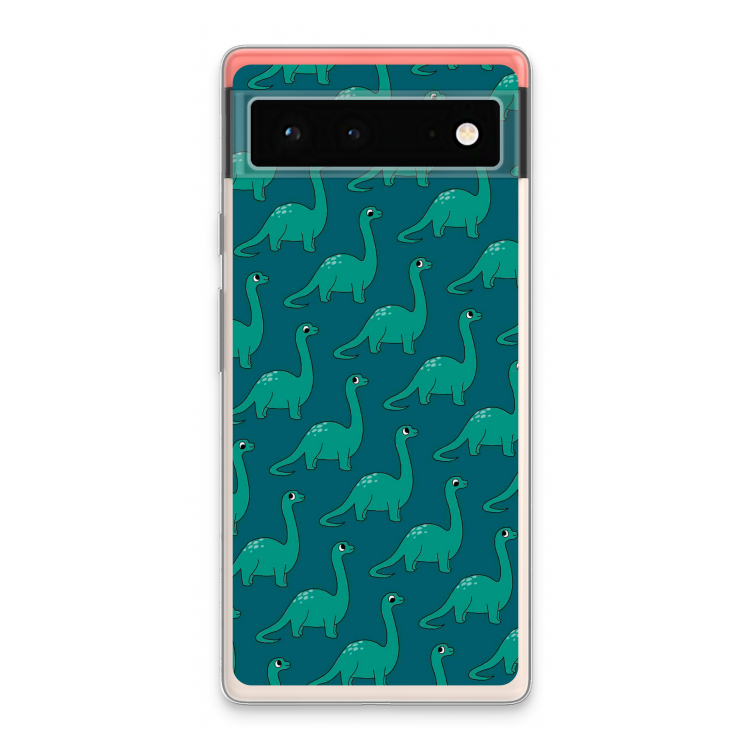 Diplodocus: Google Pixel 6 Transparant Hoesje