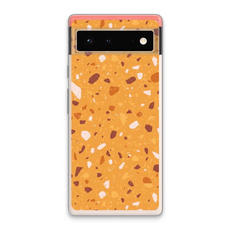 Terrazzo N°24: Google Pixel 6 Transparant Hoesje