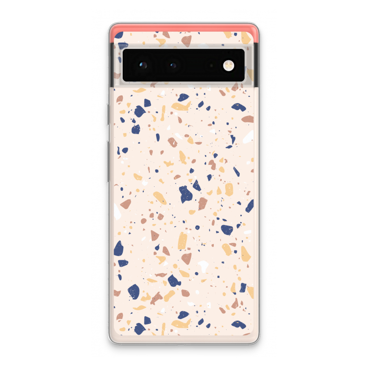 Terrazzo N°23: Google Pixel 6 Transparant Hoesje
