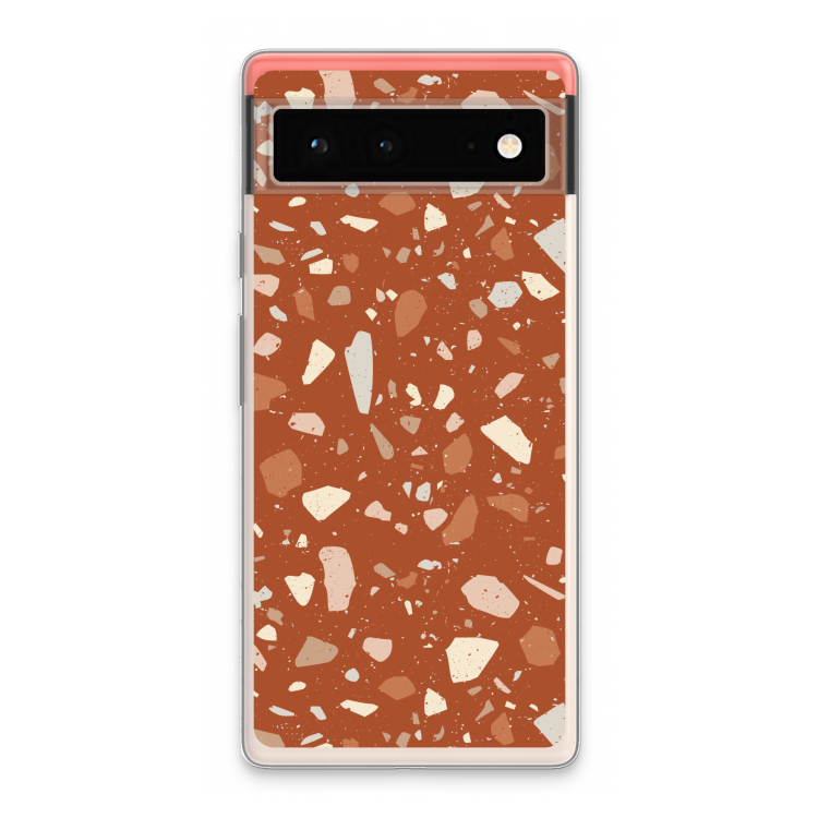 Terrazzo N°22: Google Pixel 6 Transparant Hoesje