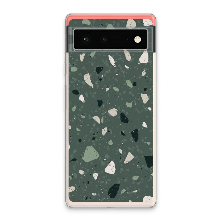 Terrazzo N°19: Google Pixel 6 Transparant Hoesje