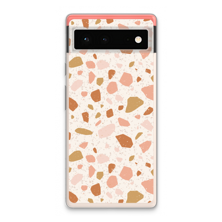 Terrazzo N°18: Google Pixel 6 Transparant Hoesje