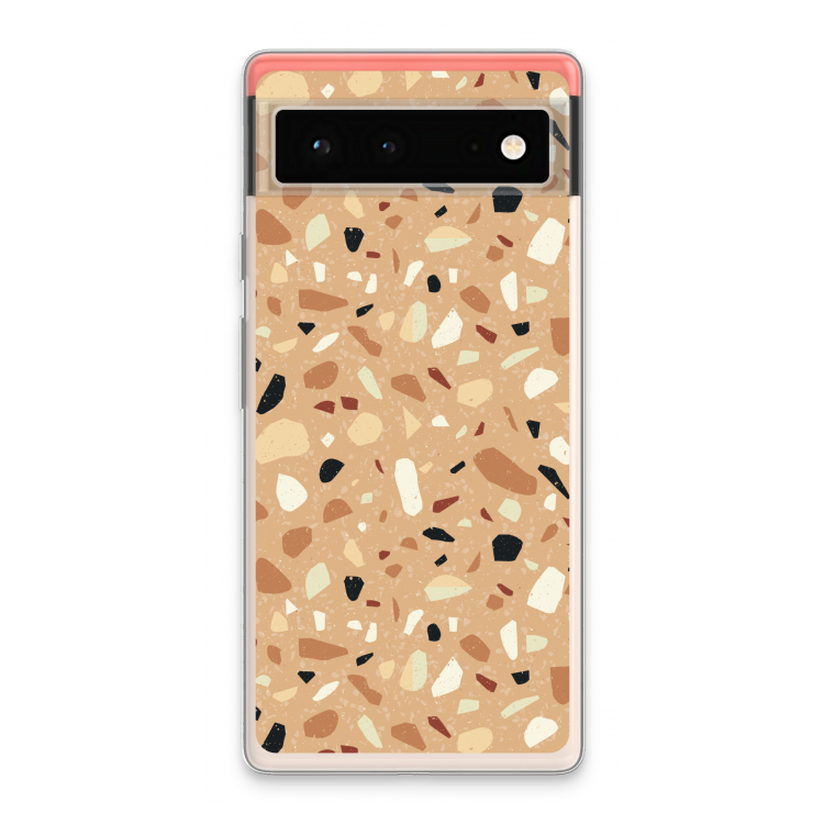 Terrazzo N°17: Google Pixel 6 Transparant Hoesje