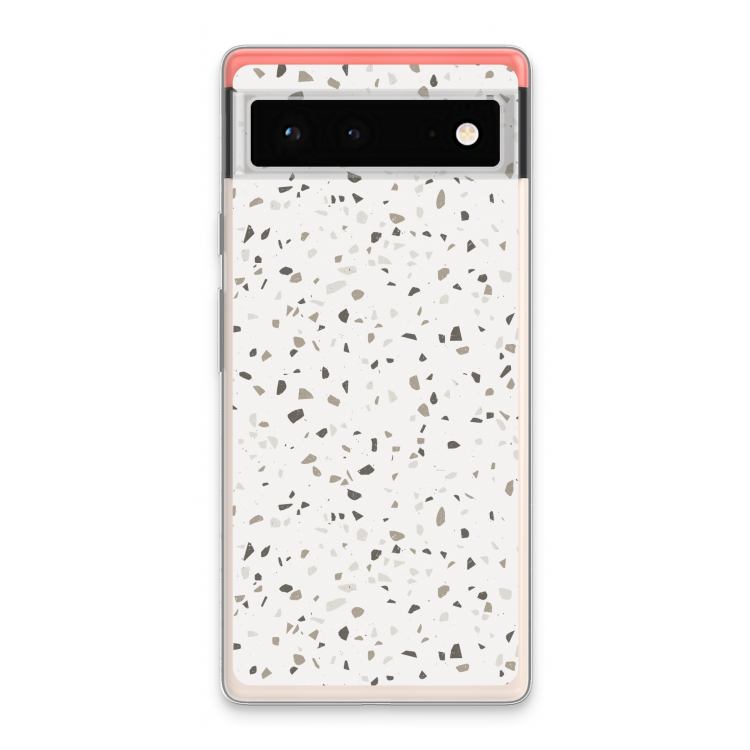 Terrazzo N°14: Google Pixel 6 Transparant Hoesje