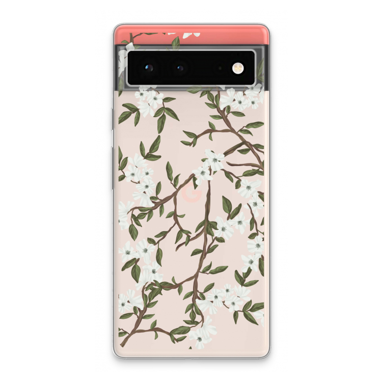 Blossoming spring: Google Pixel 6 Transparant Hoesje