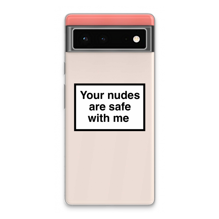 Safe with me: Google Pixel 6 Transparant Hoesje