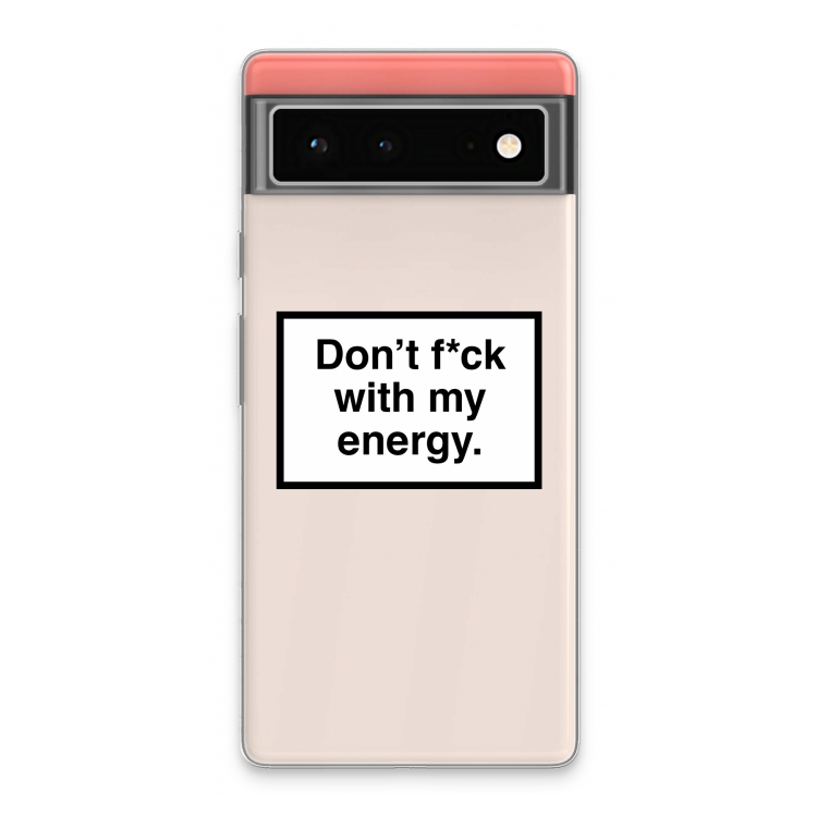 My energy: Google Pixel 6 Transparant Hoesje