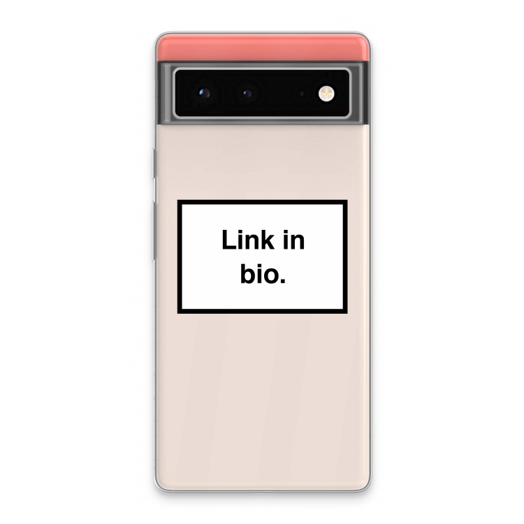 Link in bio: Google Pixel 6 Transparant Hoesje