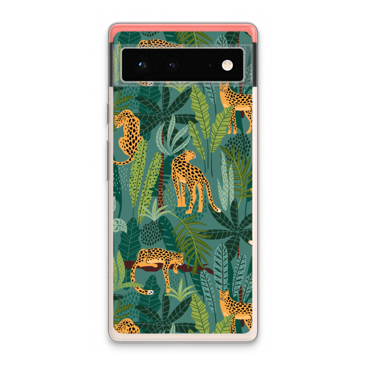 Luipaard 2: Google Pixel 6 Transparant Hoesje