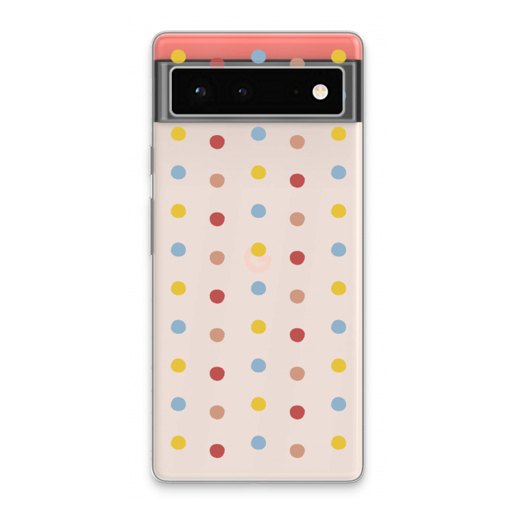 Bollen: Google Pixel 6 Transparant Hoesje