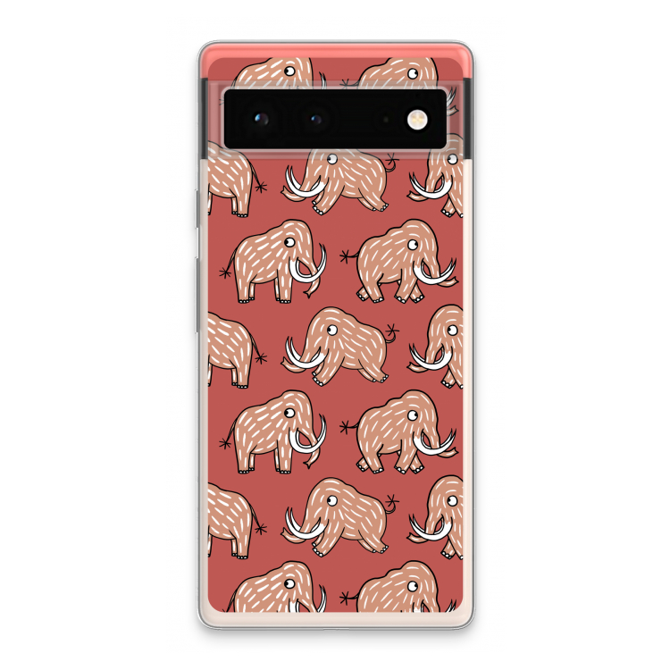 Mammoet: Google Pixel 6 Transparant Hoesje