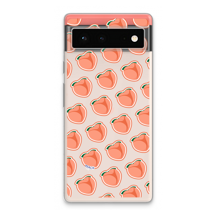 Just peachy: Google Pixel 6 Transparant Hoesje