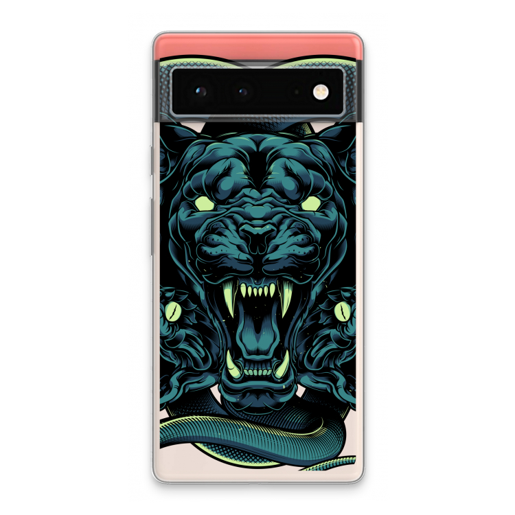 Cougar and Vipers: Google Pixel 6 Transparant Hoesje