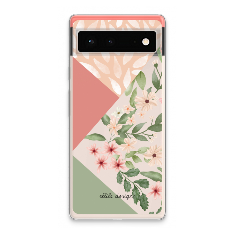 Sweet heaven geometrics: Google Pixel 6 Transparant Hoesje