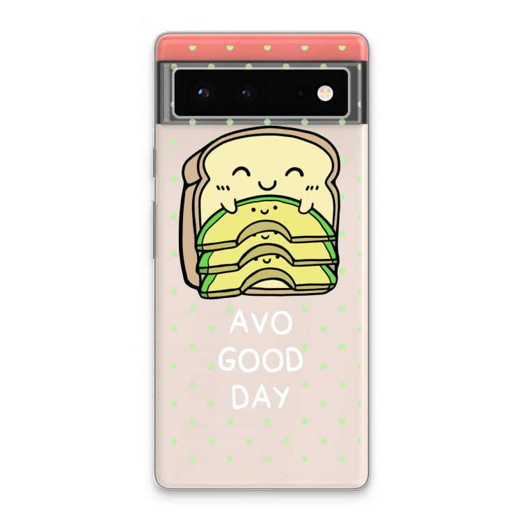 Avo Good Day: Google Pixel 6 Transparant Hoesje