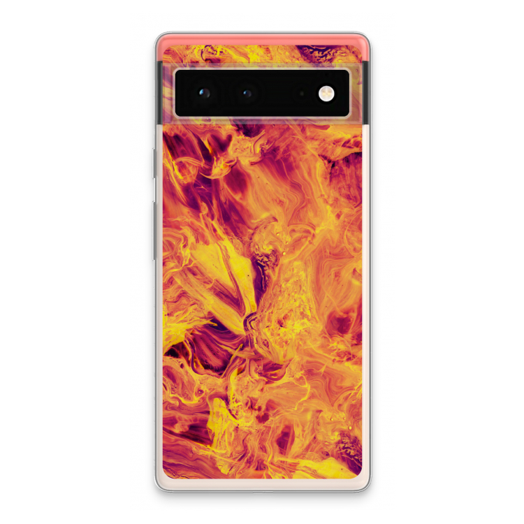 Eternal Fire: Google Pixel 6 Transparant Hoesje