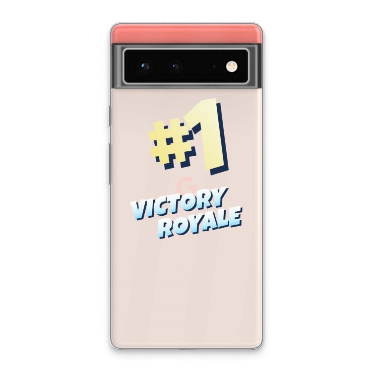 Victory Royale: Google Pixel 6 Transparant Hoesje