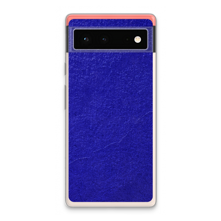 Majorelle Blue: Google Pixel 6 Transparant Hoesje