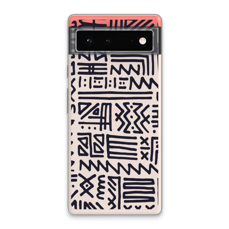 Marrakech print: Google Pixel 6 Transparant Hoesje