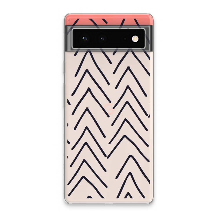 Marrakech Arrows: Google Pixel 6 Transparant Hoesje