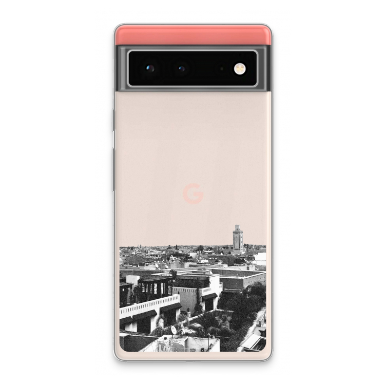 Marrakech Skyline : Google Pixel 6 Transparant Hoesje