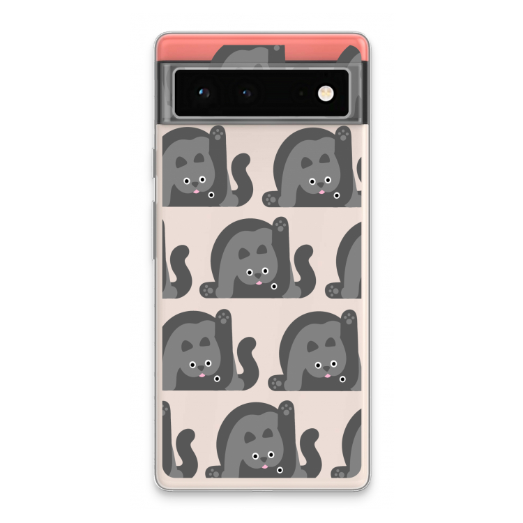 Cats: Google Pixel 6 Transparant Hoesje