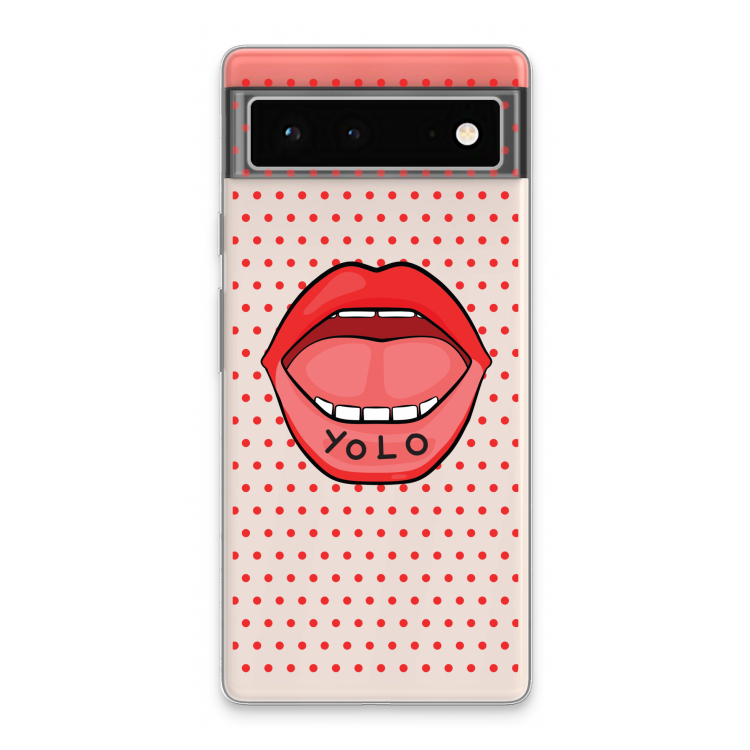 Yolo Denise: Google Pixel 6 Transparant Hoesje