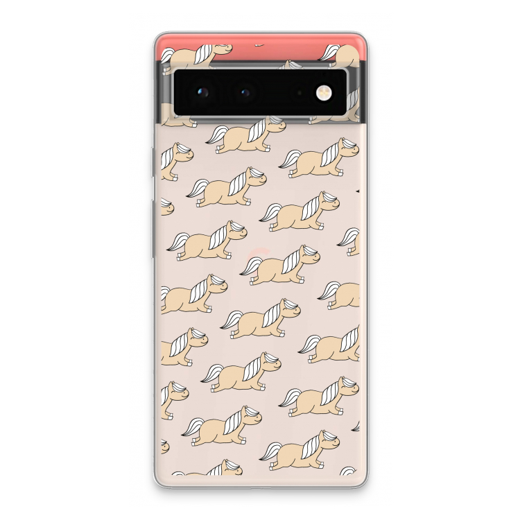 Ponys: Google Pixel 6 Transparant Hoesje