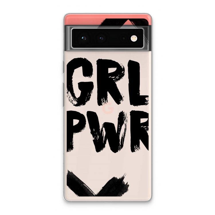 Girl Power #2: Google Pixel 6 Transparant Hoesje