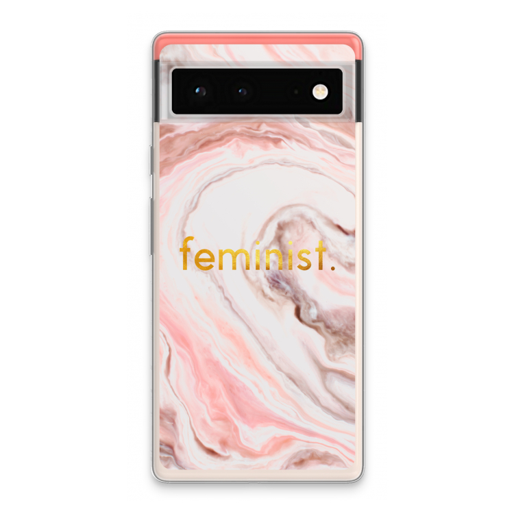 Feminist: Google Pixel 6 Transparant Hoesje