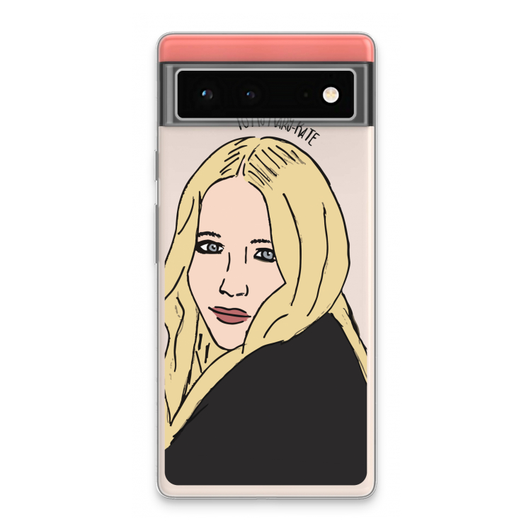 Mary Kate: Google Pixel 6 Transparant Hoesje