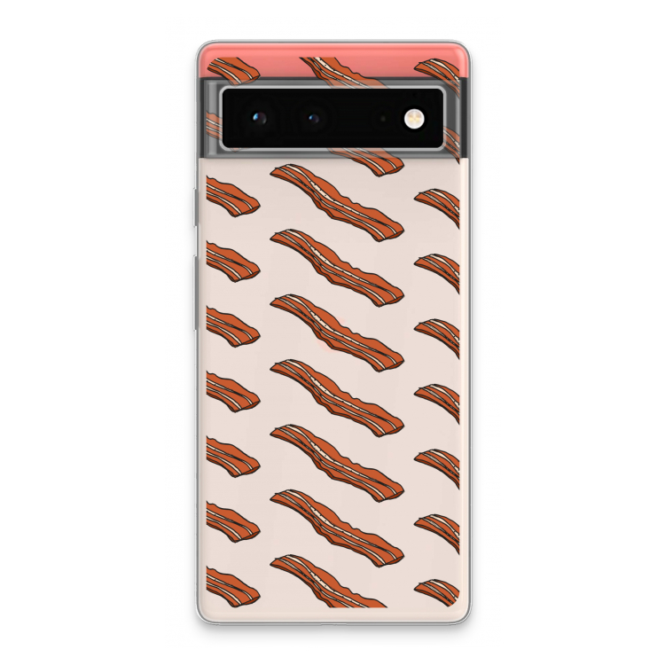 Bacon to my eggs #2: Google Pixel 6 Transparant Hoesje