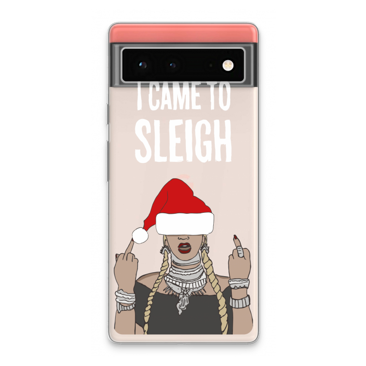 Came To Sleigh: Google Pixel 6 Transparant Hoesje