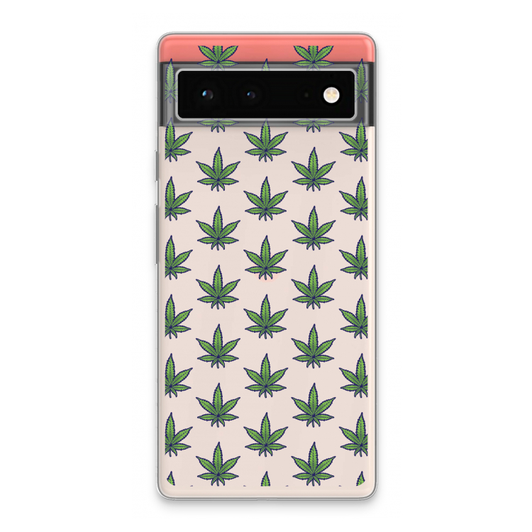 Weed: Google Pixel 6 Transparant Hoesje