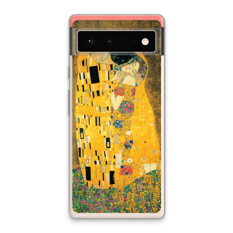 Der Kuss: Google Pixel 6 Transparant Hoesje